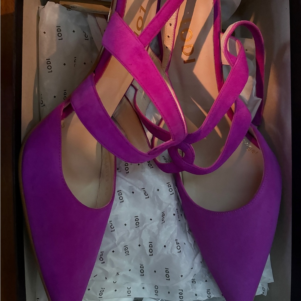 Lodi fuscia slingbacks - Picture 4 of 6